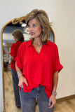 Spirit Day Blouse Red