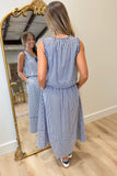 Cheers to Checker Print Set Navy