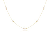 E Newton 17" Simplicity Chain Gold Pearl 4mm