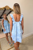 Country Crush Ruffled Denim Dress