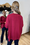 Layers Perfect Knit Top Maroon