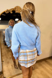 Proven to be Plaid Skirt Blue