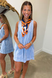 Relaxed Days Mineral-washed Denim Romper