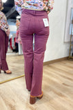 Charlie B Flare Leg Pant Cabernet