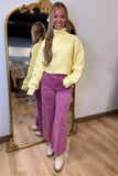 Turtleneck Treasure Sweater Yellow