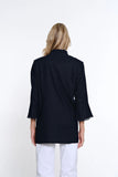 Multiples Double Button Lined Jacket Midnight