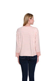 Multiples Band Collar Top Pink
