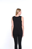 Multiples High Neck Tank Top Black