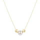 E Newton 16" Necklace Gold Purpose Pearl