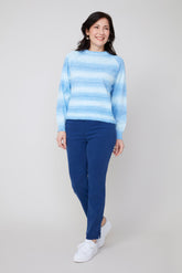 Renuar Knit Sweater Blue Combo