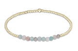 E newton - Gold Bliss 2mm Bead Bracelet - Hot Mess