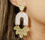 Taylor Shaye Light Gold Glitter Layla Drops