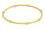 E Newton "e" essentials Bracelet/Ponytail Holder Yellow