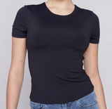 Charlie B Sleeveless Super Stretch Top - Navy
