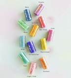 Glitterville Gold Leaf 6" Pillar Candle Assorted