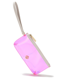 Kendra Scott Clear Wristlet Pink Iridescent