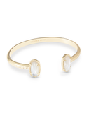 Kendra Scott Elton Cuff Bracelet Gold Ivory Mother of Pearl