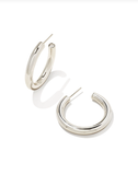 Kendra Scott Colette Hoop Earrings Silver