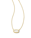 Kendra Scott Grayson Gold Pendant Necklace Gold Ivory Mother of Pearl