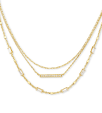 Kendra Scott Addison Multi Strand Necklace Gold