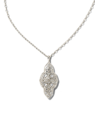Kendra Scott Abbie Long Pendant Necklace Silver