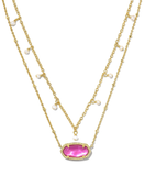 Kendra Scott Elisa Gold Pearl Multi Strand Necklace Azalea Illusion