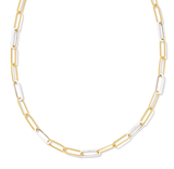 Kendra Scott Ainsley Gold Convertible Chain Necklace White Enamel