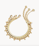 Kendra Scott Kassie Set of 3 Chain Bracelets Gold Metal