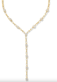 Kendra Scott Lexi Gold Y Necklace White Crystal