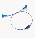 Kendra Scott Everlyne Navy Cord Friendship Bracelet Navy Abalone