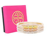 BuDhaGirl Three Queens Clear Crystal Bracelet