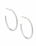 Kendra Scott Veronica Hoop Earrings Silver