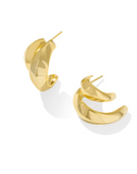 Kendra Scott Liana Double Hoop Earrings Gold