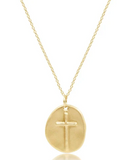 E Newton 16" Necklace Inspire Gold Charm