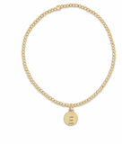 E Newton 16" Necklace Gold Respect Small Gold Disc