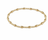 E Newton Harmony Sincerity 2mm Bead Bracelet Gold
