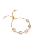 Kendra Scott Hallie Gold Delicate Chain Bracelet Sunrise Watercolor Illusion