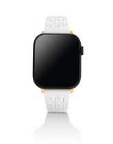 Kendra Scott Alex 5 Watch Band Gold White Ceramic