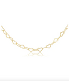 E Newton Gold Love Chain 15"