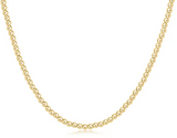 E Newton Classic Gold Choker 4mm