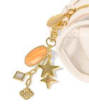 Kendra Scott Game Day Bag Charm Orange Mix
