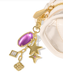Kendra Scott Game Day Bag Charm Purple Mix