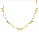 Kendra Scott Bow Gold Strand Necklace RESTOCK