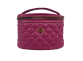 PurseN Getaway Jewelry Case Magenta Quilted