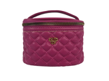 PurseN Getaway Jewelry Case Magenta Quilted