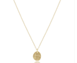 E Newton 16" Necklace Gold Inspire Small Gold Charm
