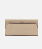 HOBO Rachel Continental Wallet Polished Leather Quartz