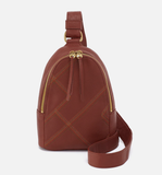 HOBO Fern Sling Rust Pebbled Leather Rust