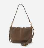 HOBO Harley Convertible Shoulder Pebbled Leather Dark Elm