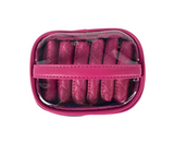 PurseN Getaway Jewelry Case Magenta Quilted